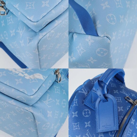 LOUIS VUITTON Clouds Backpack Multi Pocket Backpack Blue M45441 LV Auth 126591SM main image 12